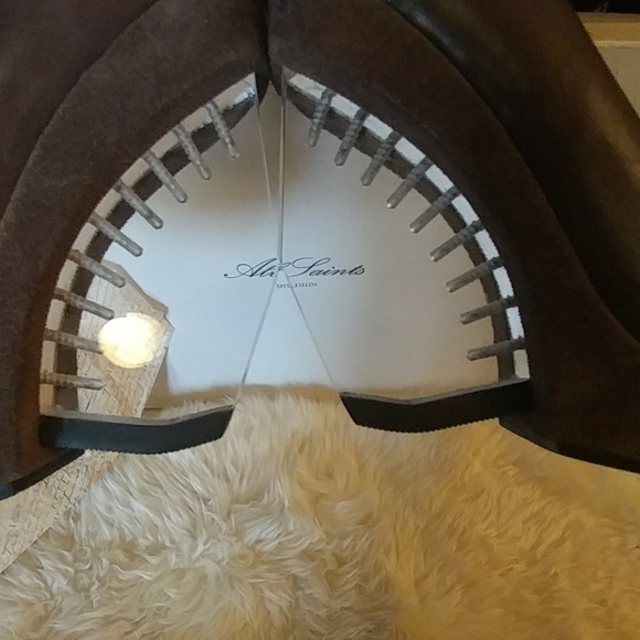 All Saints Ovid Heels size 37 in Mocha - Picture 8 of 8